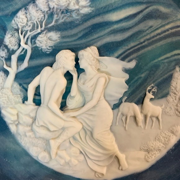 Blue and White Decorative Plate - Picture 6 of 7